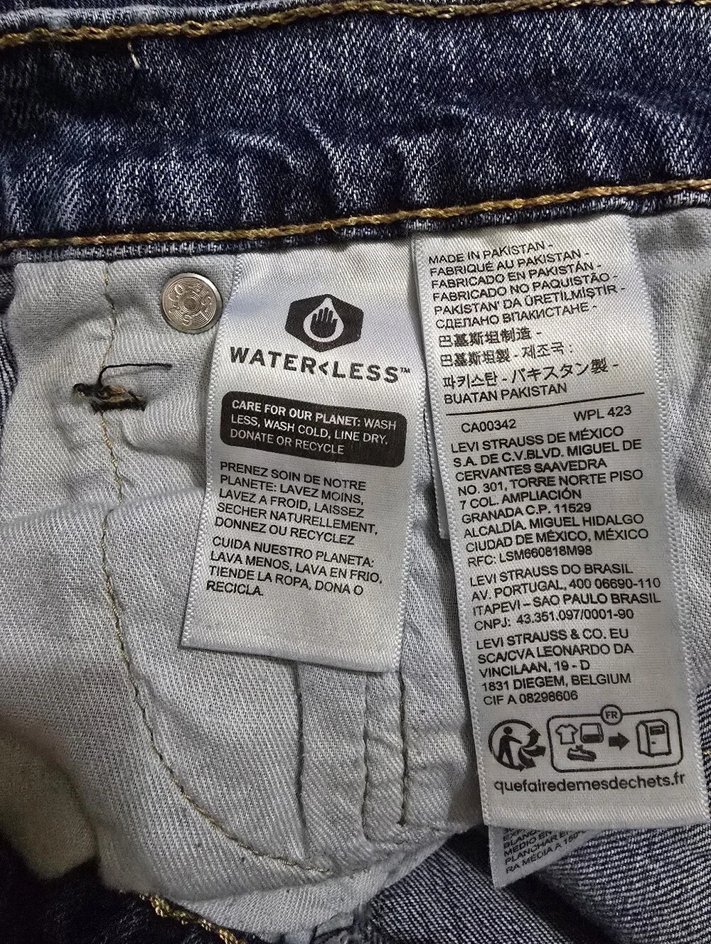 Levi's Men's Dark Blue Straight Jeans